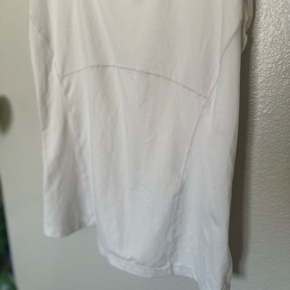 Fabletics Light Beige Racerback Tank - Picture 3 of 4